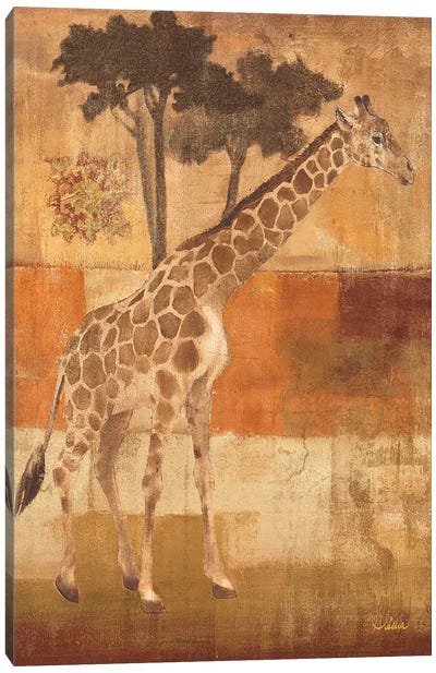 Animals on Safari I Canvas Art Print - Africa Art