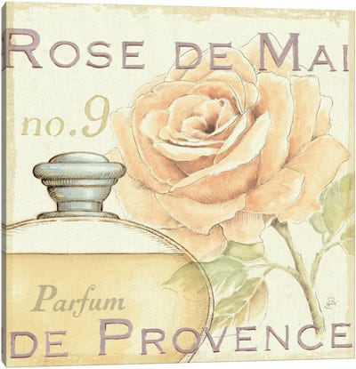 Fleurs and Parfum I Canvas Art Print - French Country Décor