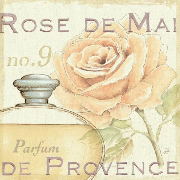 French Country Décor: Fleurs and Parfum I by Daphne Brissonnet