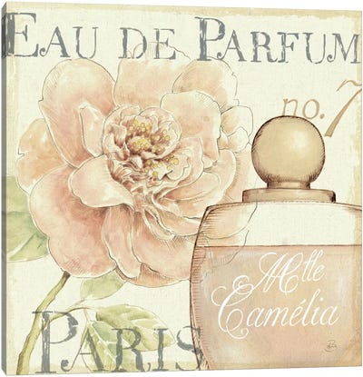 Fleurs and Parfum II Canvas Art Print - French Country Décor