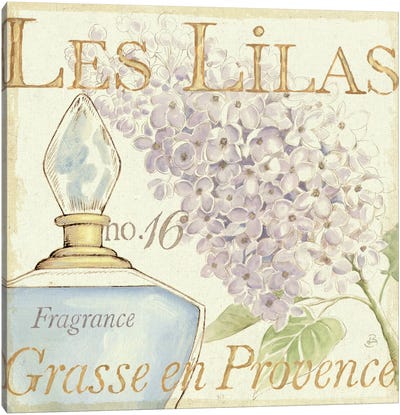 Fleurs and Parfum IV Canvas Art Print - Lilac Art