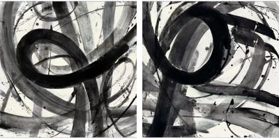 Roller Coaster Diptych by Albena Hristova wall art