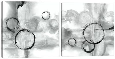 Full Circle Diptych Canvas Art Print - Art Sets | Triptych & Diptych Wall Art