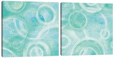 Going In Circles Diptych Canvas Art Print - Melissa Averinos