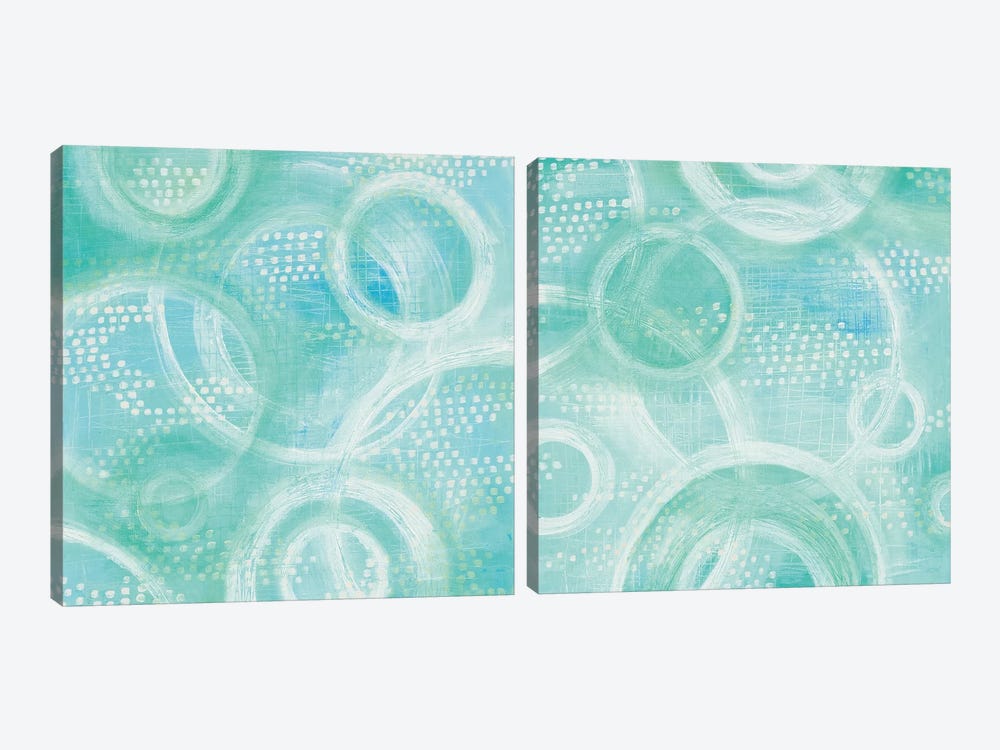 Going In Circles Diptych by Melissa Averinos 2-piece Canvas Art