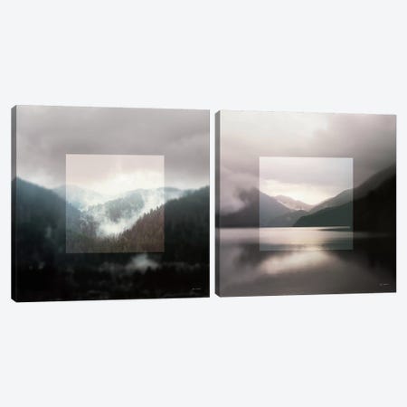 Framed Landscape Diptych Canvas Print Set #WAC2HSET090} by Laura Marshall Canvas Print