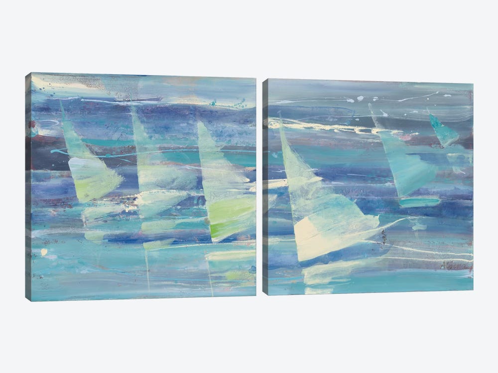 Summer Sail Diptych by Albena Hristova 2-piece Canvas Wall Art