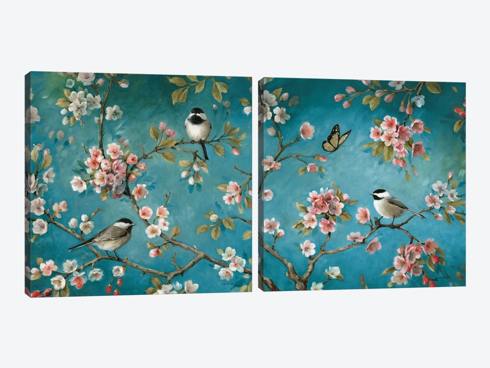 Blossom Diptych by Lisa Audit 2-piece Canvas Art Print