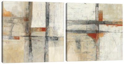 Aerial View Diptych Canvas Art Print - Patterns