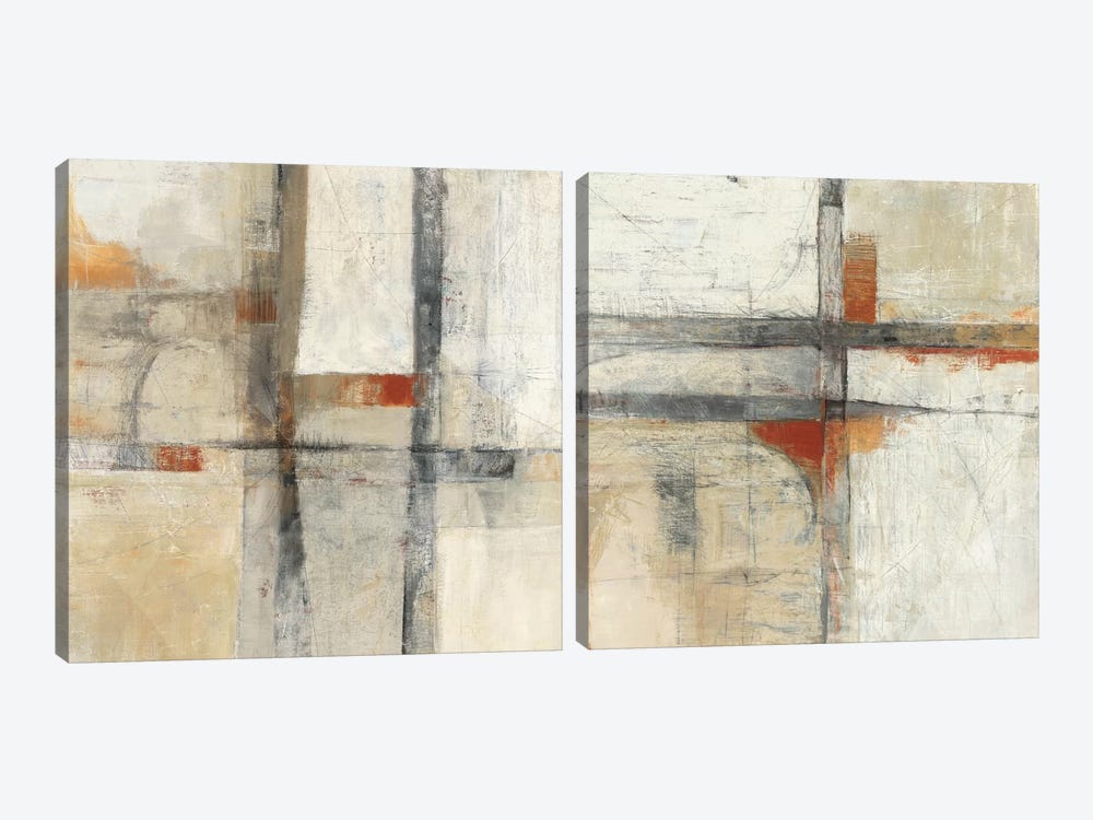 Aerial View Diptych by Mike Schick 2-piece Canvas Wall Art