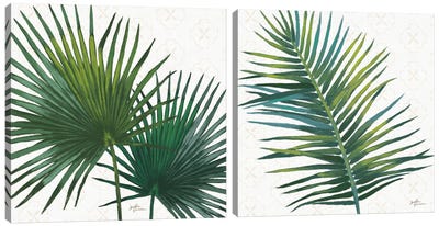 Welcome To Paradise Diptych Canvas Art Print