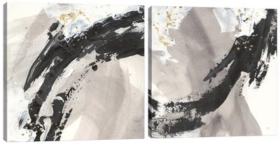 Galaxy Diptych Canvas Art Print - Art Sets | Triptych & Diptych Wall Art