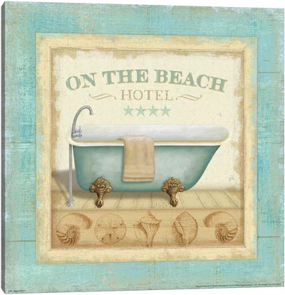 Beach Hotel I  Canvas Art Print