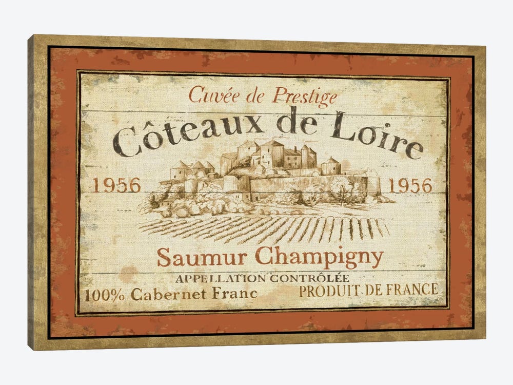 French Wine Labels II  by Daphne Brissonnet 1-piece Art Print