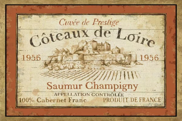 Vineyards: French Wine Labels II  by Daphne Brissonnet