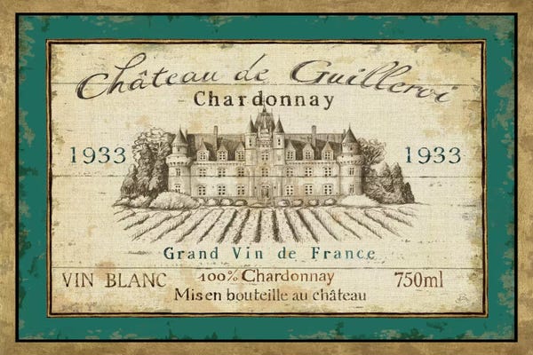 Castles & Palaces: French Wine Label IV  by Daphne Brissonnet