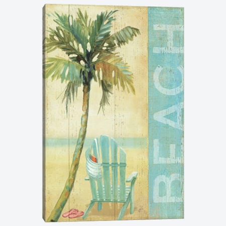 Ocean Beach I Canvas Print #WAC310} by Daphne Brissonnet Canvas Wall Art