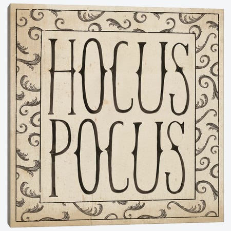 Hocus Pocus Square II Canvas Print #WAC3124} by Sara Zieve Miller Canvas Wall Art
