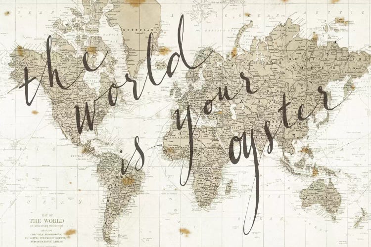 The World Is Your Oyster by Sara Zieve Miller wall art