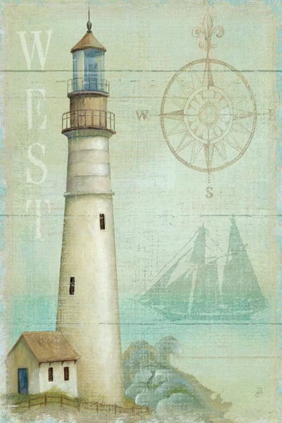 Lighthouses: West Coastal Light by Daphne Brissonnet