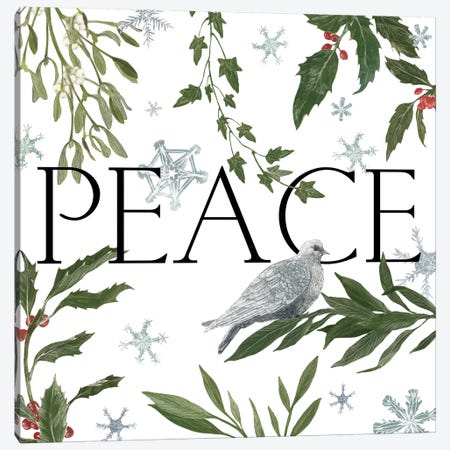 Peace And Joy I Canvas Print #WAC3141} by Sara Zieve Miller Canvas Art Print
