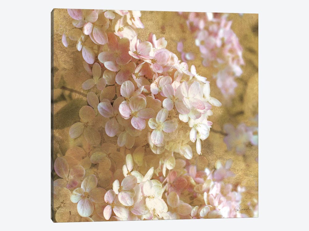 Gilded Hydrangea I by All That Glitters 1-piece Canvas Print