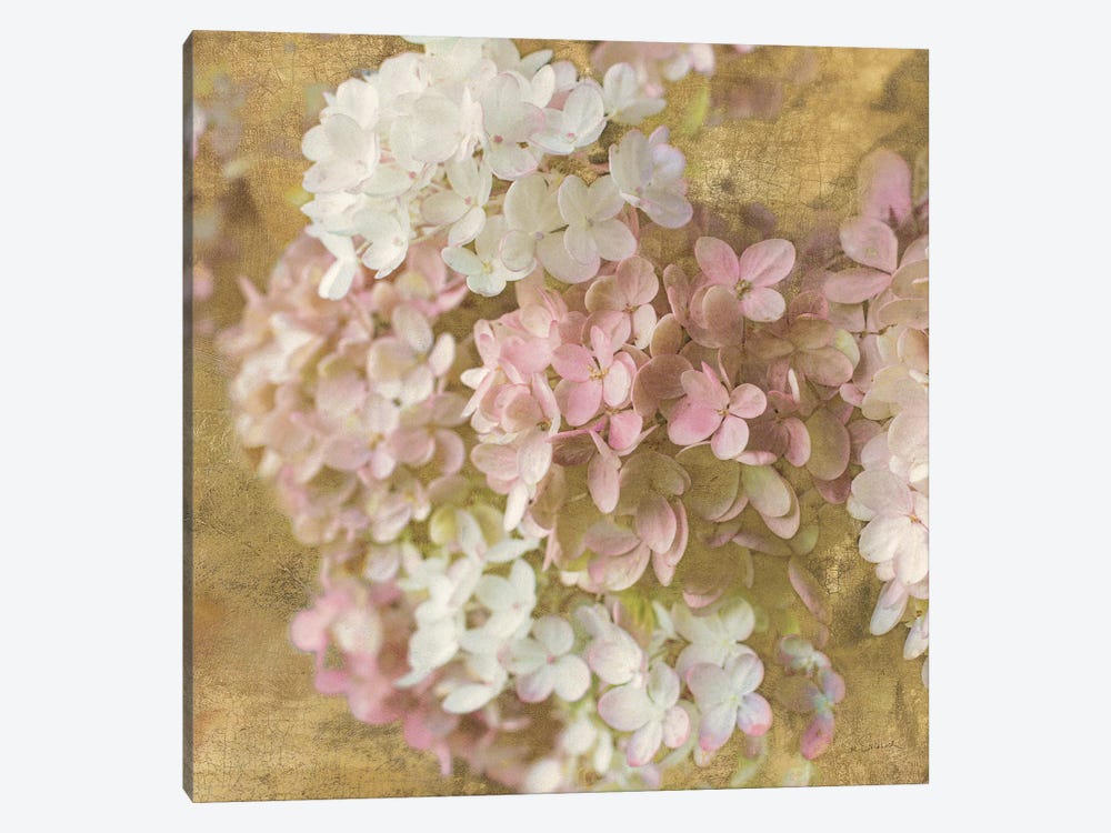 Gilded Hydrangea II by All That Glitters 1-piece Canvas Art Print