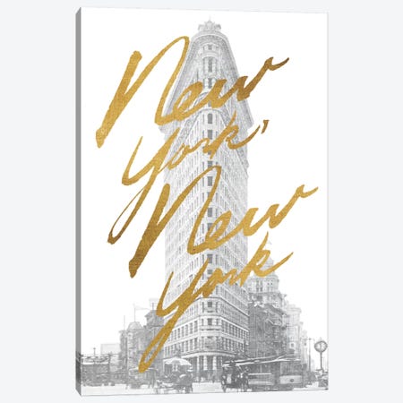 Gilded New York Canvas Print #WAC3222} by All That Glitters Canvas Artwork