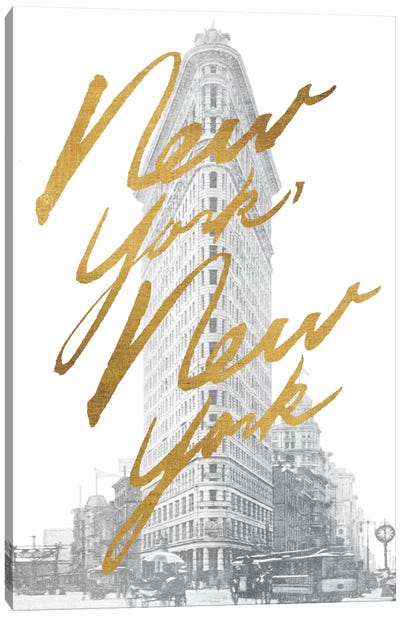Gilded New York Canvas Art Print - All that Glitters