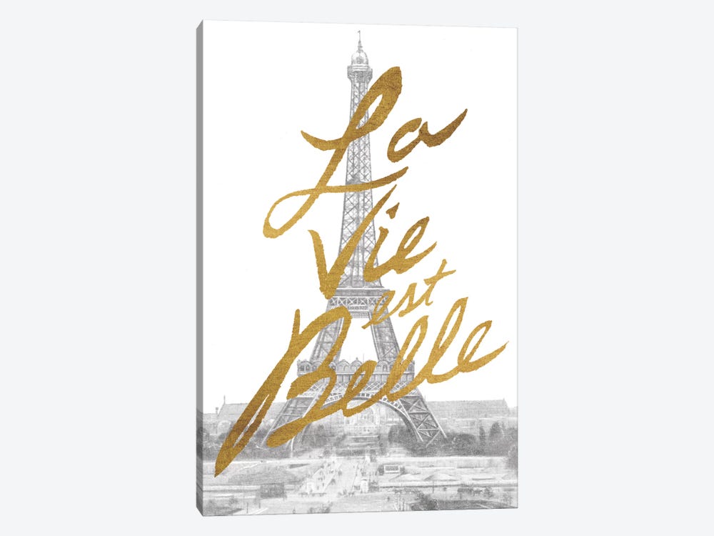 Gilded Paris by All That Glitters 1-piece Canvas Wall Art