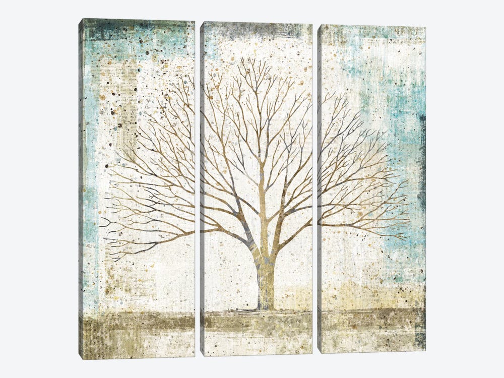 Solitary Tree Collage by All That Glitters 3-piece Canvas Print