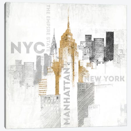Empire State Building Canvas Print #WAC3228} by All That Glitters Canvas Art