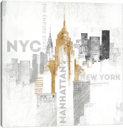 Empire State Building Canvas Art Print - All that Glitters