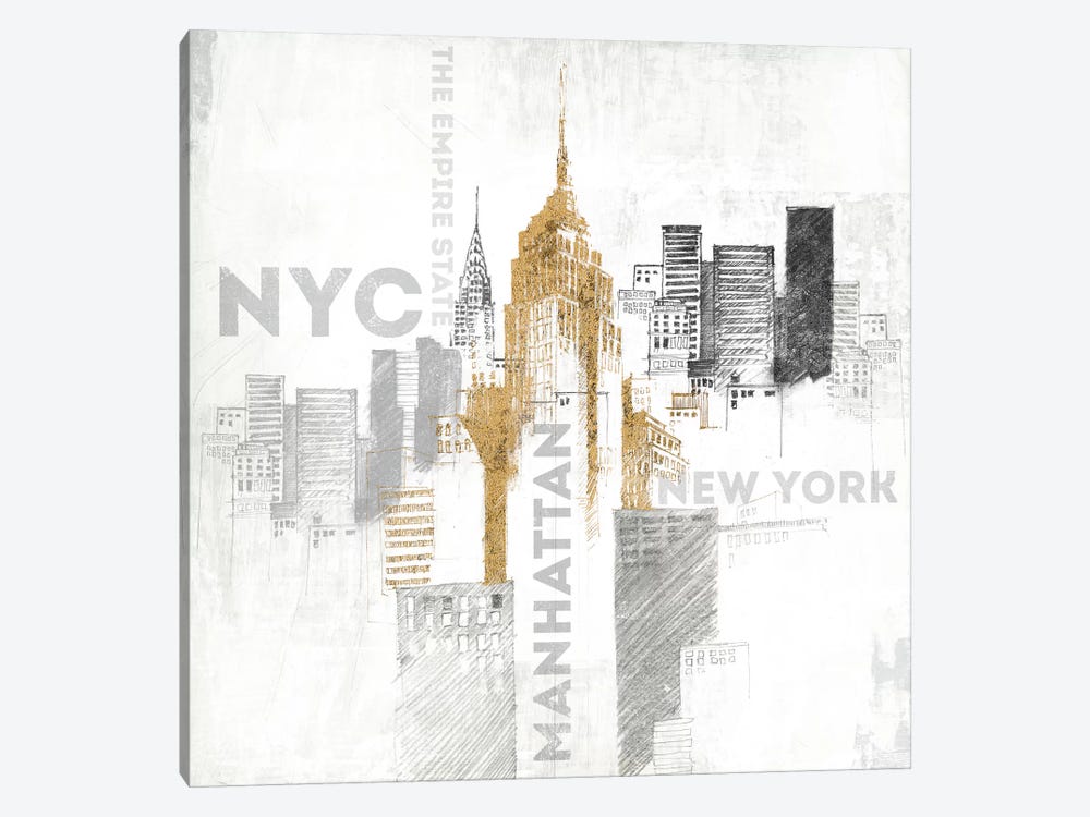 Empire State Building by All That Glitters 1-piece Canvas Print