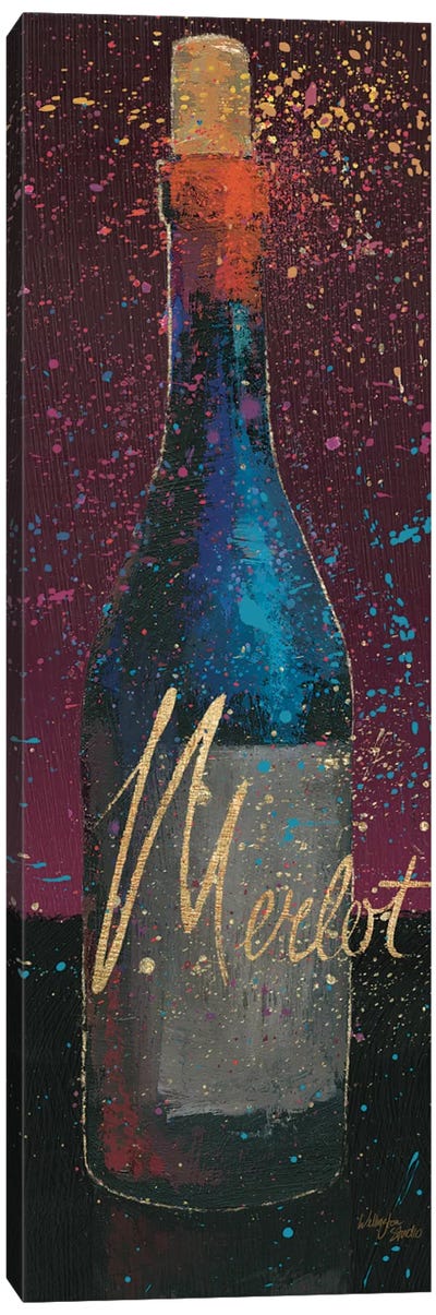 Wine Splash Dark IV Canvas Art Print - All that Glitters