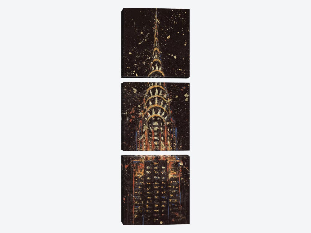 Cities at Night II by All That Glitters 3-piece Canvas Wall Art