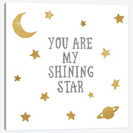 Shining Star Canvas Print #WAC3237} by All That Glitters Canvas Artwork