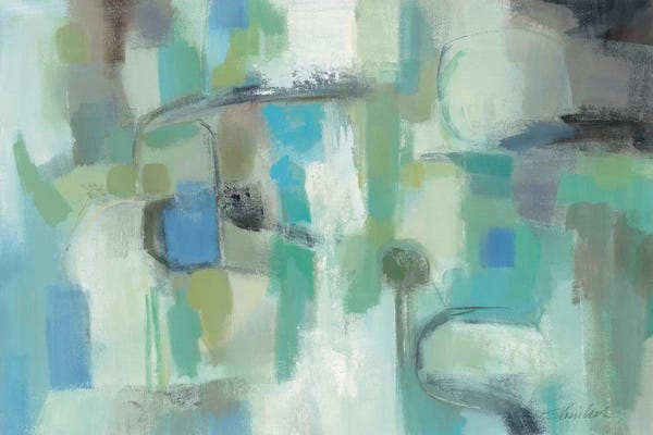 Abstract Bathroom: Mountain Spring II by Silvia Vassileva