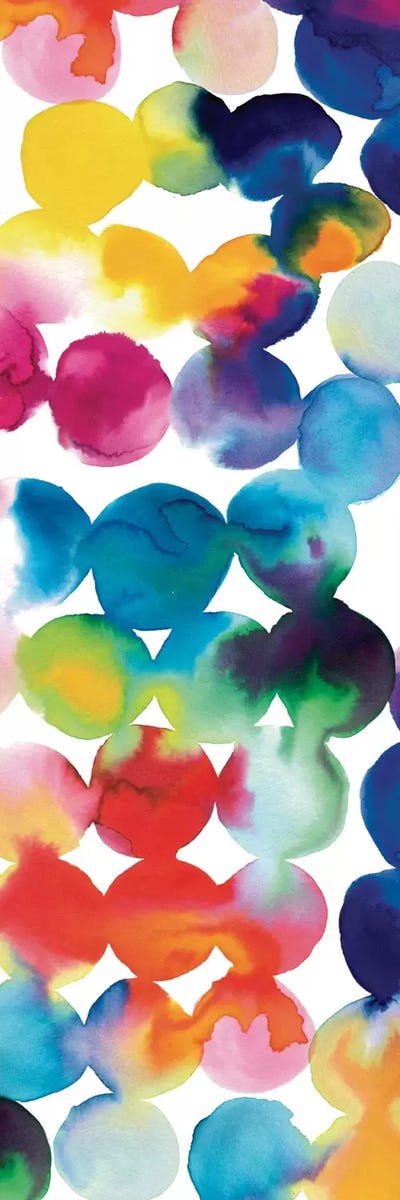 Bright Circles III by Wild Apple Portfolio multi panel art