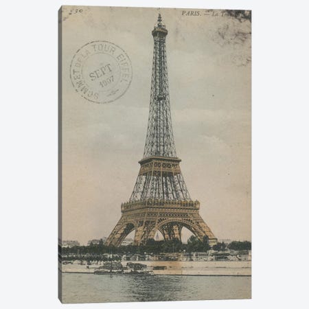 La Tour Eiffel III Canvas Print #WAC3308} by Wild Apple Portfolio Canvas Print