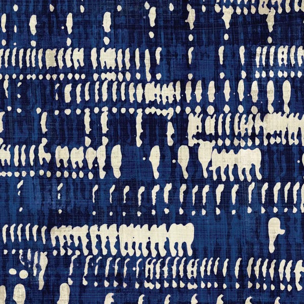 African Heritage: Indigo Batik IV by Wild Apple Portfolio