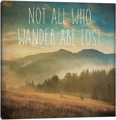 Wander II Canvas Art Print - Outdoor Adventure Travel