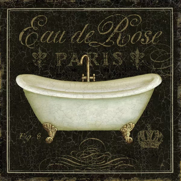 European Décor: Bain De Luxe II by Daphne Brissonnet