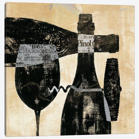Wine Selection I  Canvas Print #WAC367} by Daphne Brissonnet Canvas Wall Art