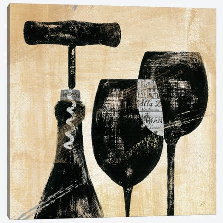 Wine Selection II  Canvas Print #WAC368} by Daphne Brissonnet Canvas Print