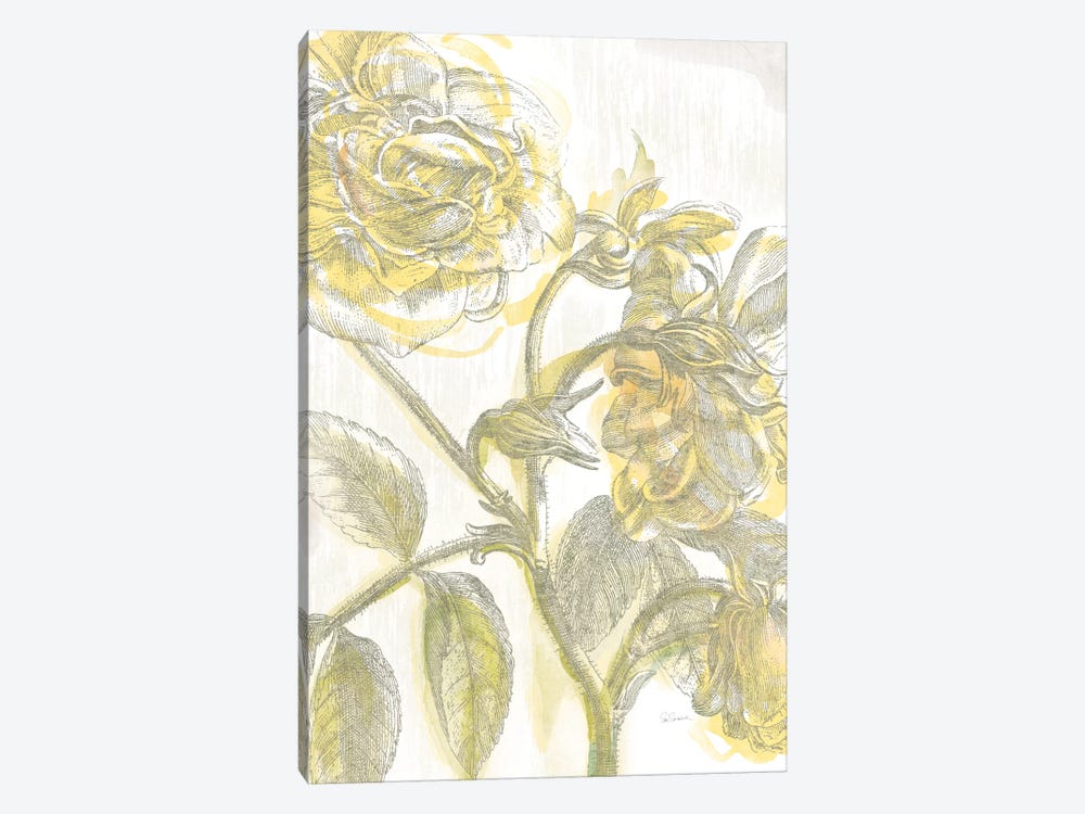 Belle Fleur Jaune I by Sue Schlabach 1-piece Canvas Art Print