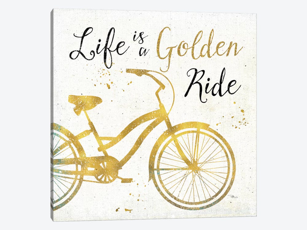 Golden Ride I 1-piece Canvas Art