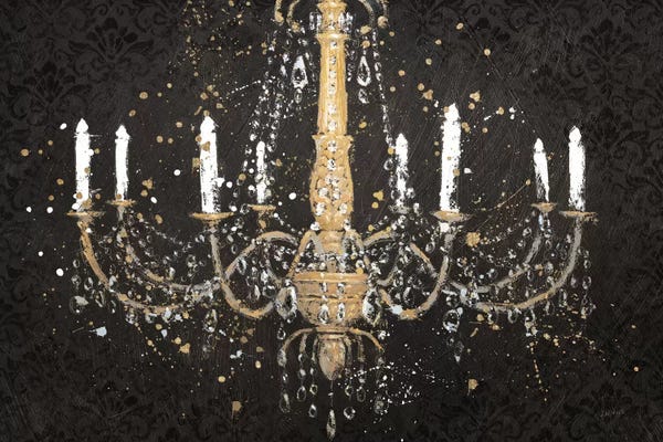 James Wiens: Grand Chandelier Black I by James Wiens