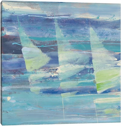Summer Sail I Canvas Art Print - 3-Piece Decorative Art