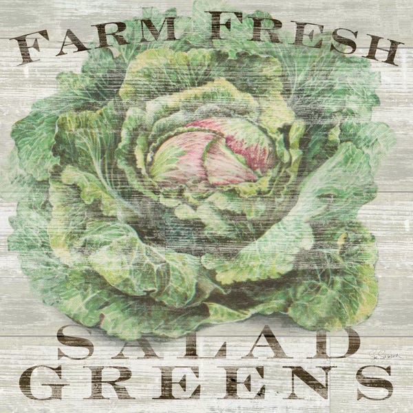 Modern Farmhouse Décor: Farm Fresh Greens by Sue Schlabach